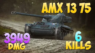 AMX 13 75 - 6 Frags 3.9K Damage - Economical! - World Of Tanks