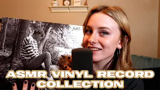 ASMR Vinyl Record Collection (whispers, tapping & scratching!) | Audra Miller