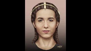 The Face of Pompeii Woman "Bella Donna" (Artistic Reconstruction)