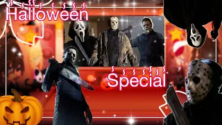 🎃🕯|| Afton Family React To Scary Movie Villain’s ||GC|| Halloween Special||🕯👻