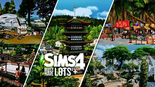 MORE UNIQUE SIMS 4 LOTS TO ADD TO YOUR GAME + REALISTIC GAMEPLAY + LINKS