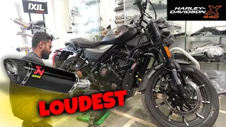 Finally laga diya Harley X440 mai Loudest Exhaust 💥🔥