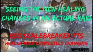 The New Healing Changes, 3 Hour PTS PvE Raid: Healer Role At Risk? (ESO Scalebreaker)