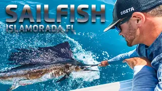 How to catch Sailfish on the Reef in the Florida Keys! - Fishing on Contender boat's 30 ST.