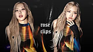 rosé editing clips hd