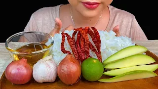 Yummy|| Onion Salad ( Onion, Dry Chilli, Garlic, Mango, Lemon )