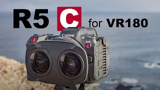 VR180 Vlog: Canon EOS R5C w/ Dual Fisheye and Exclusive Interview with Canon at CES2022
