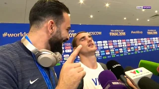 Antoine Griezmann raconte le déroulé de sa journée avec Adil Rami avant la finale 2018