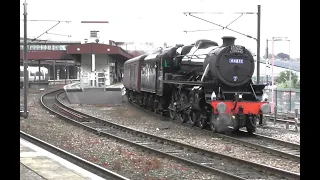 Black Five No. 44871 at York, Darlington & Newcastle - 'The Edinburgh Flyer' (1Z46) - 18th May 2024