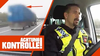 Aufgebläht durch Fahrtwind? Ist dieser LKW zu hoch? | 1/2 | Kabel Eins | Achtung Kontrolle