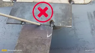 How  to weld in 1G position | stick E6013