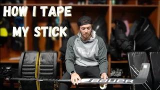 How I Tape My Goalie Stick | 5,000 subscribers GIVEAWAY!