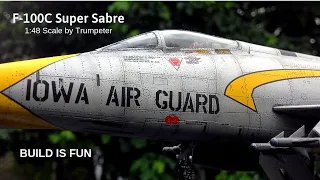 Trumpeter F-100 Super Sabre 1:48 Full build