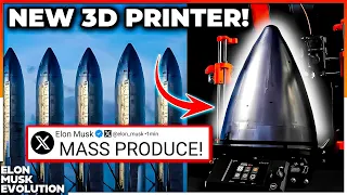 SpaceX REVEALS A 3D-Printed Starships: 300 Starships Per Year