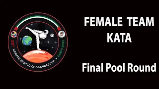 Karate Dubai 2021 | FEMALE TEAM KATA - Final Pool 2 | WORLD KARATE FEDERATION