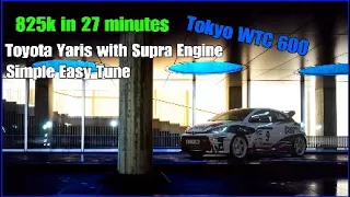 GT7 Tokyo WTC 600 Toyota Yaris with Supra Engine