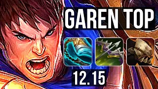 GAREN vs YORICK (TOP) | 10/0/3, Legendary, 500+ games | EUW Master | 12.15