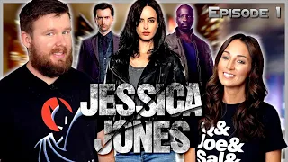 My wife watches Jessica Jones for the FIRST time || S01E01