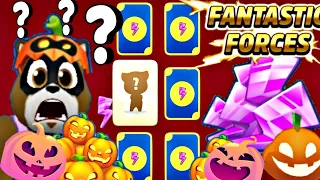 Talking Tom Gold Run New update Halloween 2021 fantastic FORCES EVENT LUCKY CARD Cowboy Angela