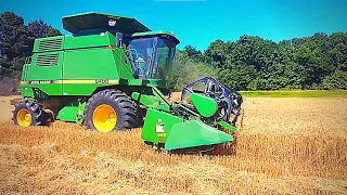 Wheat Harvest 2021Begins!!!   John Deere 9400 Maximizer Combine