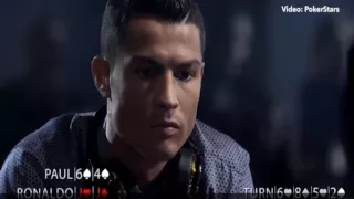 CRISTIANO RONALDO face and win  POKER STAR