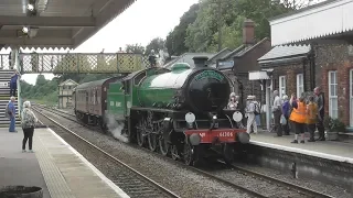 61306 Mayflower on 'The Cathedrals Express' at Wymondham 04/07/2019