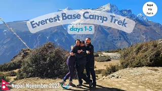 Everest Base Camp with Intrepid 🏔️ Days 1-5 Vlog + The World's Riskiest Flight & Lost Footage Drama
