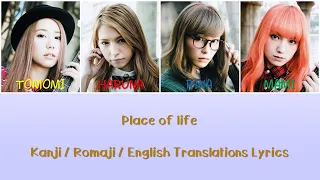 SCANDAL - Place of life Lyrics [Kan/Rom/Eng Translations]