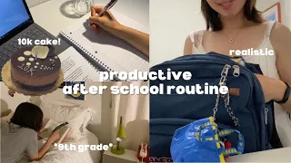 productive after school routine 📝 *realistic*