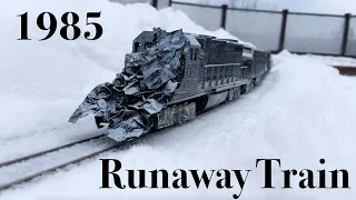 1985 Runaway Train Model Runs in Actual Snow