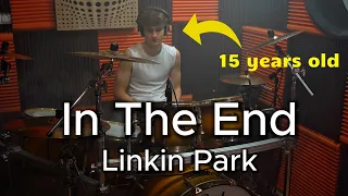 In The End  Linkin Park - Drum Cover - Polish 15 Years Old DRUMMER NBA