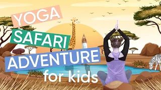 5 Minute Yoga Routine for Kids - Safari Adventure! | Channel Mum