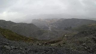 Snow storm in Blaenau Ffestiniog