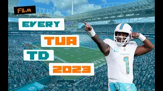 EVERY Tua Tagovailoa Touchdown Pass From The 2023 NFL Season | Miami Dolphins | All-22