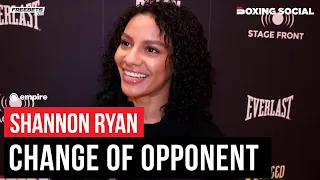 Shannon Ryan REACTS To Late Opponent Change, Talks World Title Goals