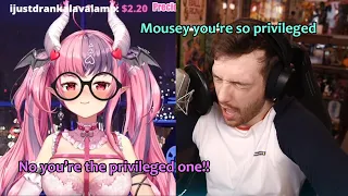 ironmouse and CDawgVA argues who is more privileged