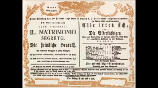 1792 - Il matrimonio segreto - Cimarosa