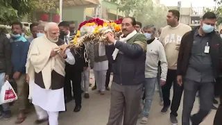 PM Modi gets a traditional welcome in Nagpur @KairanaExpressIn