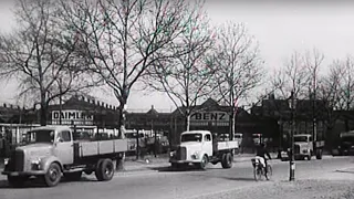 125 years of Mercedes-Benz truck: historical movie truck production of type L 3500 in Mannheim, 1950