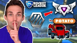 THE "SECRET" TO PLAYING WITH POTATO TEAMMATES | ROAD TO SUPERSONIC LEGEND Rocket League Hoops SSL #3