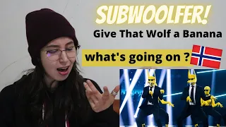 Subwoolfer - Give That Wolf A Banana - Norway - Eurovision 2022 REACTION | Reaction Holic