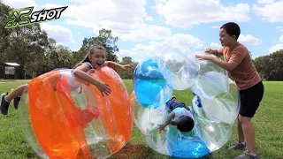 Giant Bubble Ball Kids Park Playtime Fun Run & Smash Roll & Crash With Ckn Toys