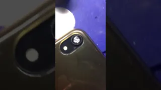 Замена стекла камеры Iphone XR без разбора и фена.