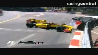 F1 | Vitaly Petrov's unlucky crash | Monaco 2010