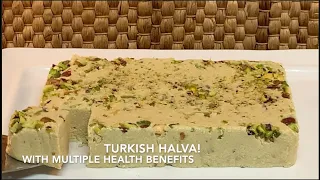 TURKISH HALVA PACKED WITH NUTRITION  & MULTIPLE HEALTH BENEFITS / ENG URDU SUB