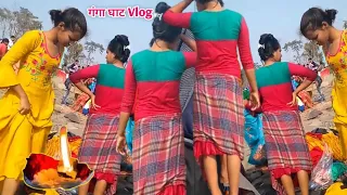 Ganga Snan || Ganga ghat Vlogs || Open palace ganga mela people Enjoy