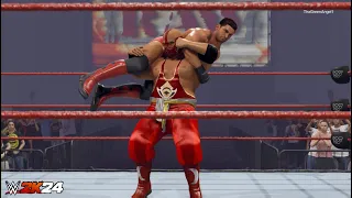 WWE 2K24 - Ken Shamrock vs. The Sultan | Raw Is War