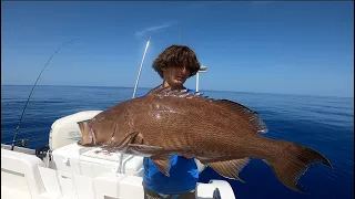 Offshore GrandSlam!! Scamp, Red Grouper, Red Snapper Limit