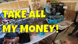 I Spent it ALL at This Garage Sale!