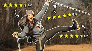 I Went BACKPACKING with the HIGHEST RATED GEAR on REI.com!!